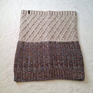 Fonem Knit Loop Scarf Sz O/S Preppy Neutral Cabincore Academia Boho